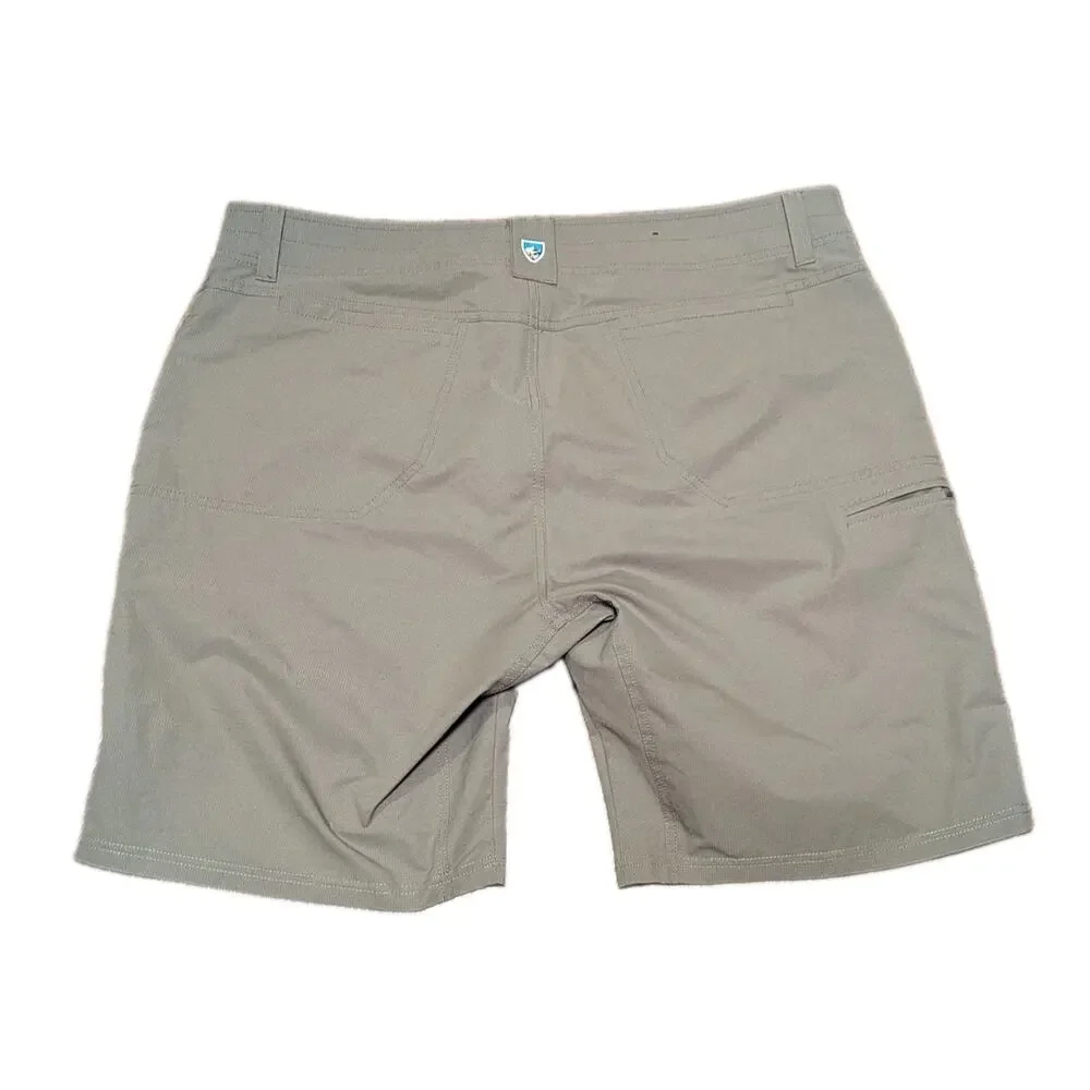 Kuhl Mens Silencr Kargo 42x10 Hiking Ripstop Shorts Outdoor Casual Stretch Khaki